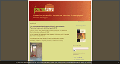 Desktop Screenshot of formaterre.org